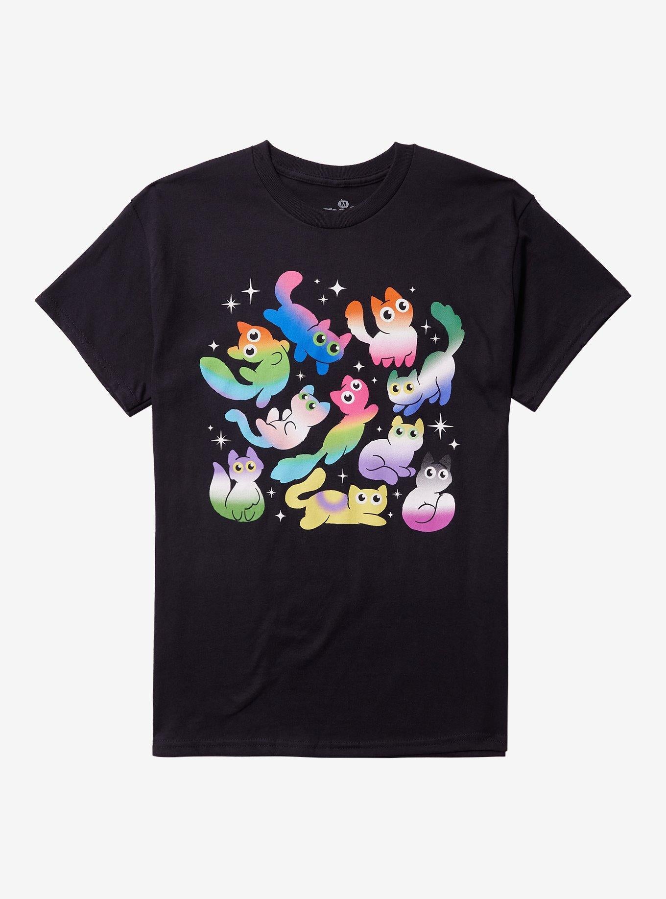 Pride Flags Void Cats T-Shirt By Goodie Two Sleeves | Premium Unisex T-Shirt, Trending Graphic Tee