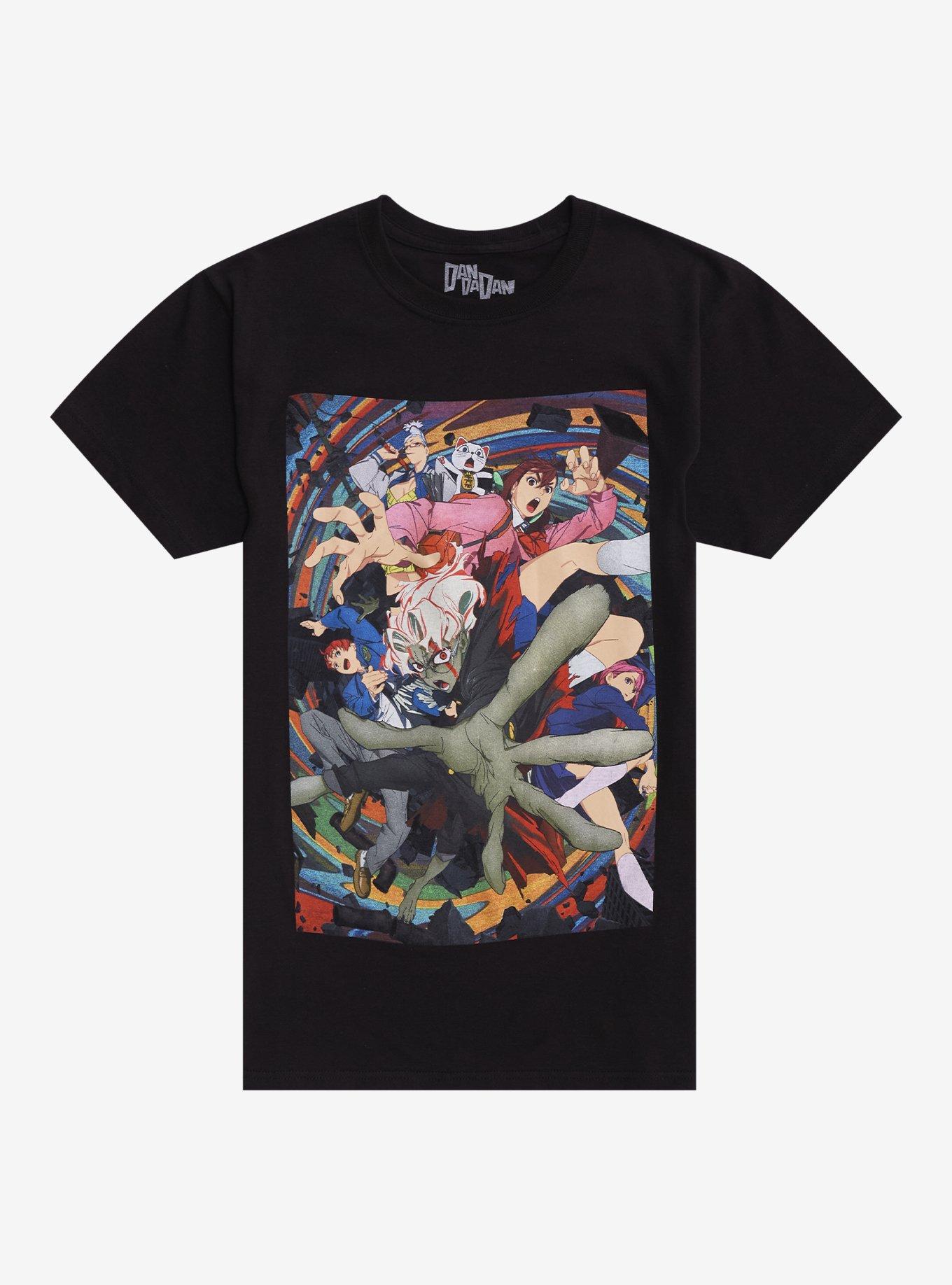 Dandadan Group Spiral Poster Girls T-Shirt
