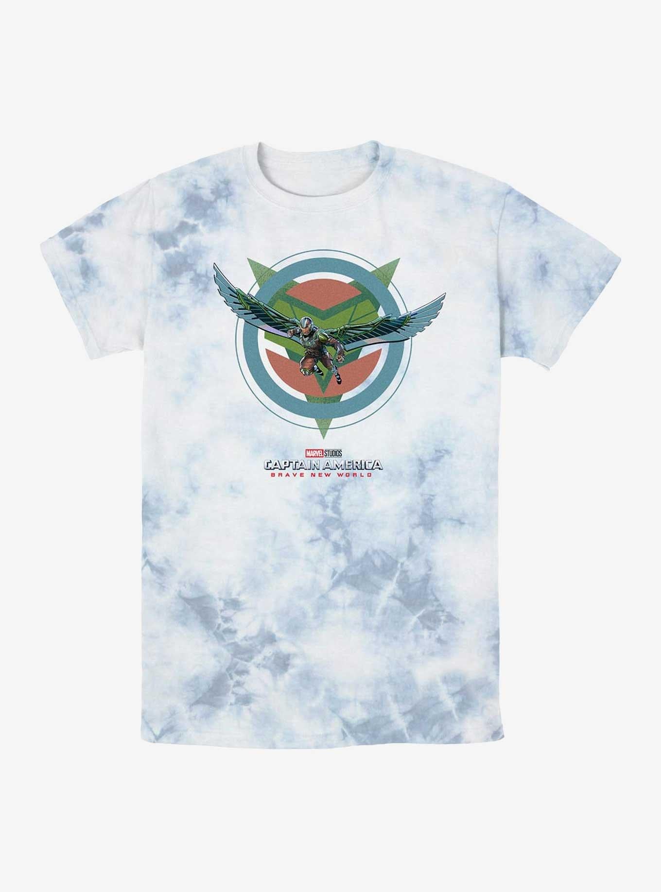Captain America Brave New World Falcon Tie-Dye T-Shirt | Premium Unisex T-Shirt, Trending Graphic Tee