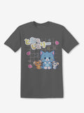 Tom & Jerry Gokko Grid Girls T-Shirt