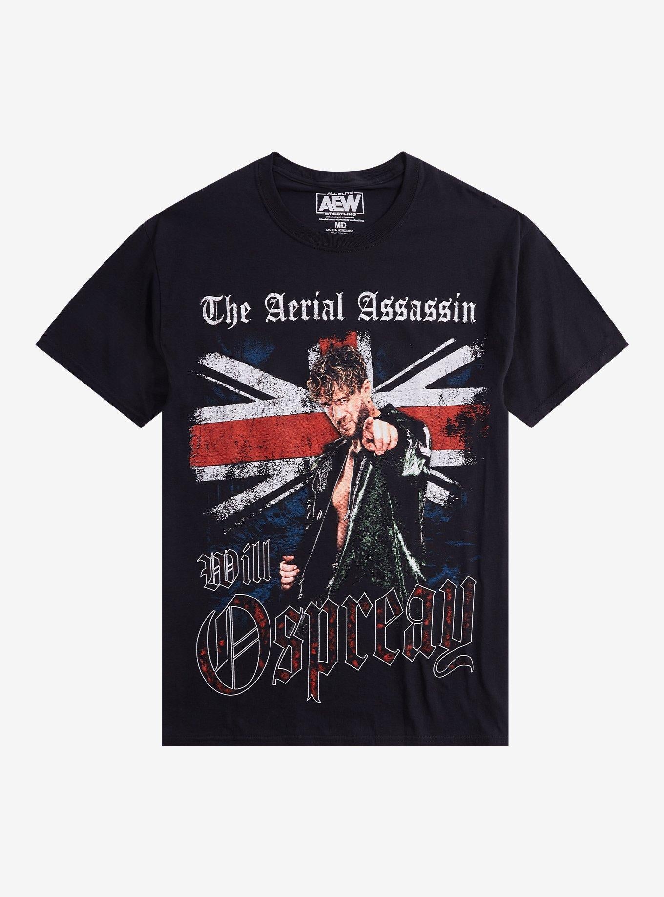 All Elite Wrestling Will Ospreay Aerial Assassin T-Shirt | Premium Unisex T-Shirt, Trending Graphic Tee