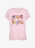 Cartoon Mickey Mouse Share The Love Polaroids Girls Shirt T Shirt Clean Design