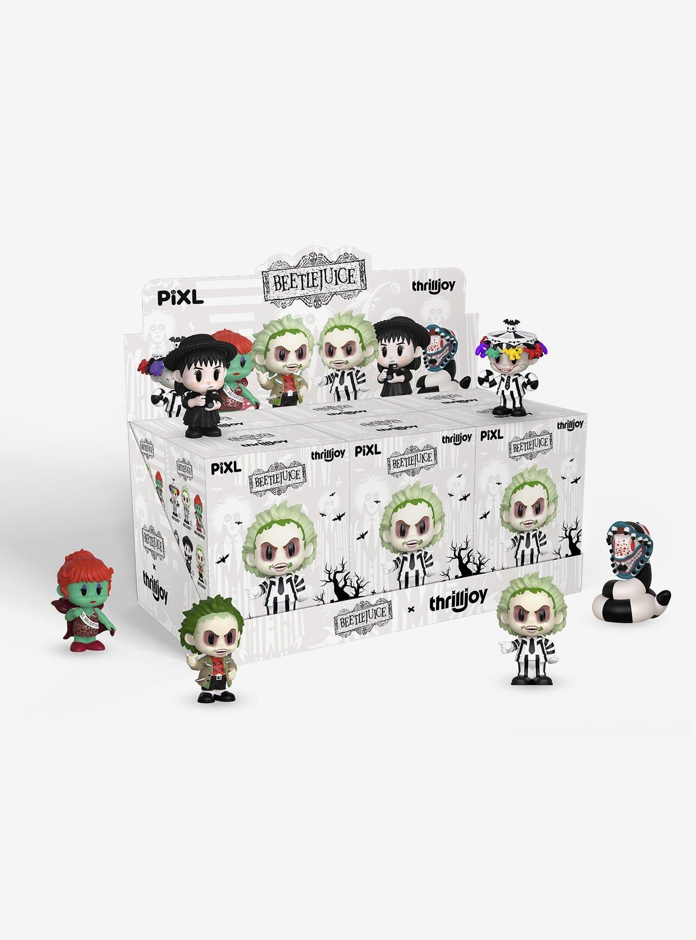 Thrilljoy Beetlejuice Pixl Blind Box Collectible Figure Apparel Gift Ready