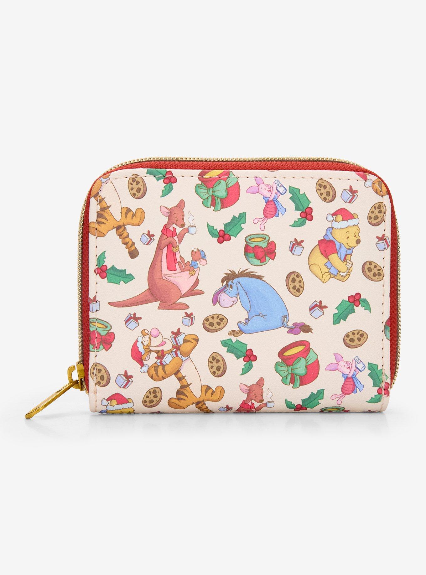 Loungefly Cartoon Winnie The Pooh Milk Cookies Holiday Mini Zipper Wallet Apparel Premium Quality