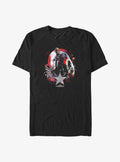 Captain America Brave New World Paint Over Shield Big Tall T-Shirt | Premium Unisex T-Shirt, Trending Graphic Tee