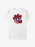 Captain America Brave New World Red Hand And Shield Big Tall T-Shirt | Premium Unisex T-Shirt, Trending Graphic Tee