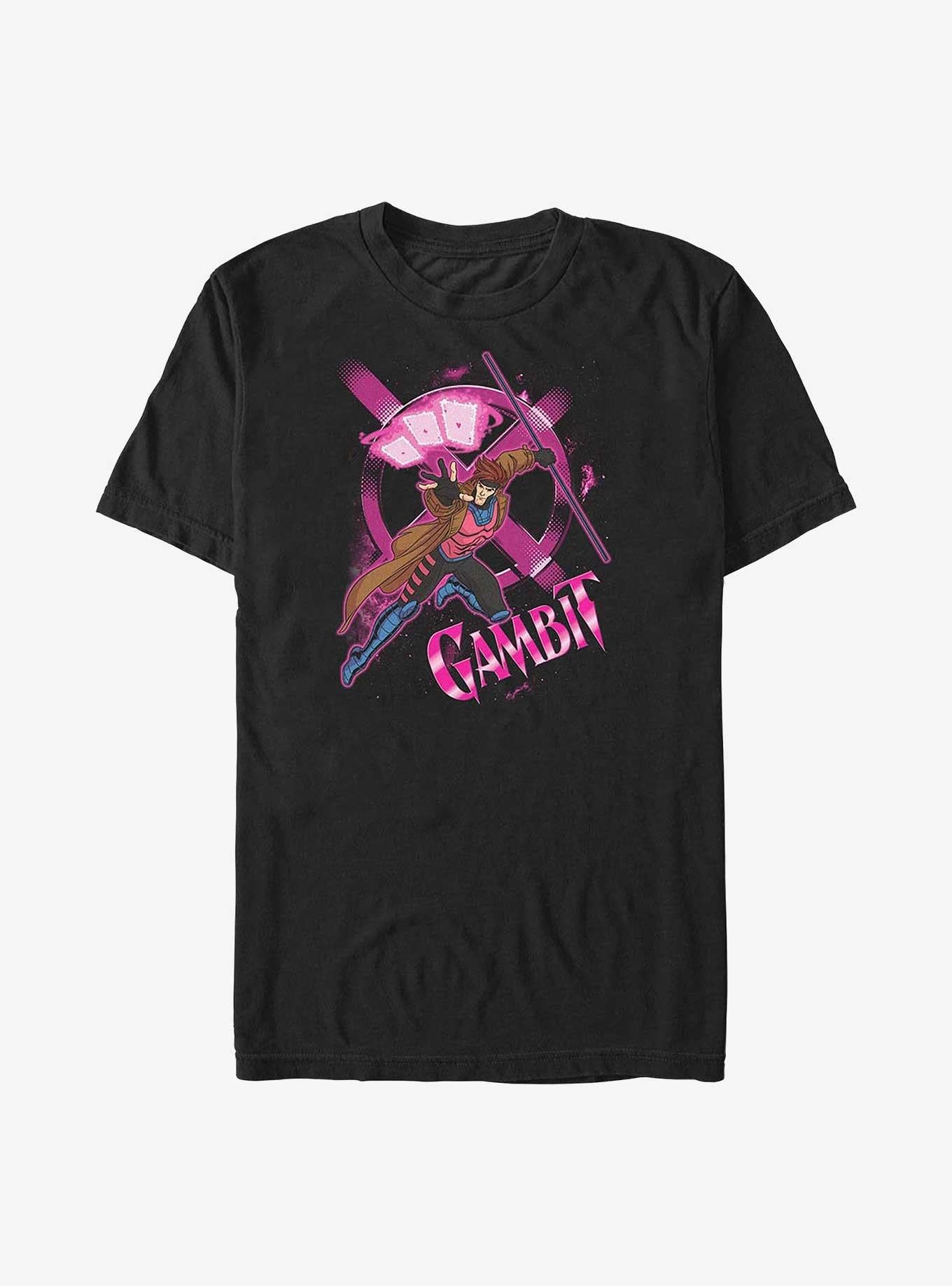 X-Men Gambit Enhanced Powers Big Tall T-Shirt | Graphic T-Shirt for Unisex