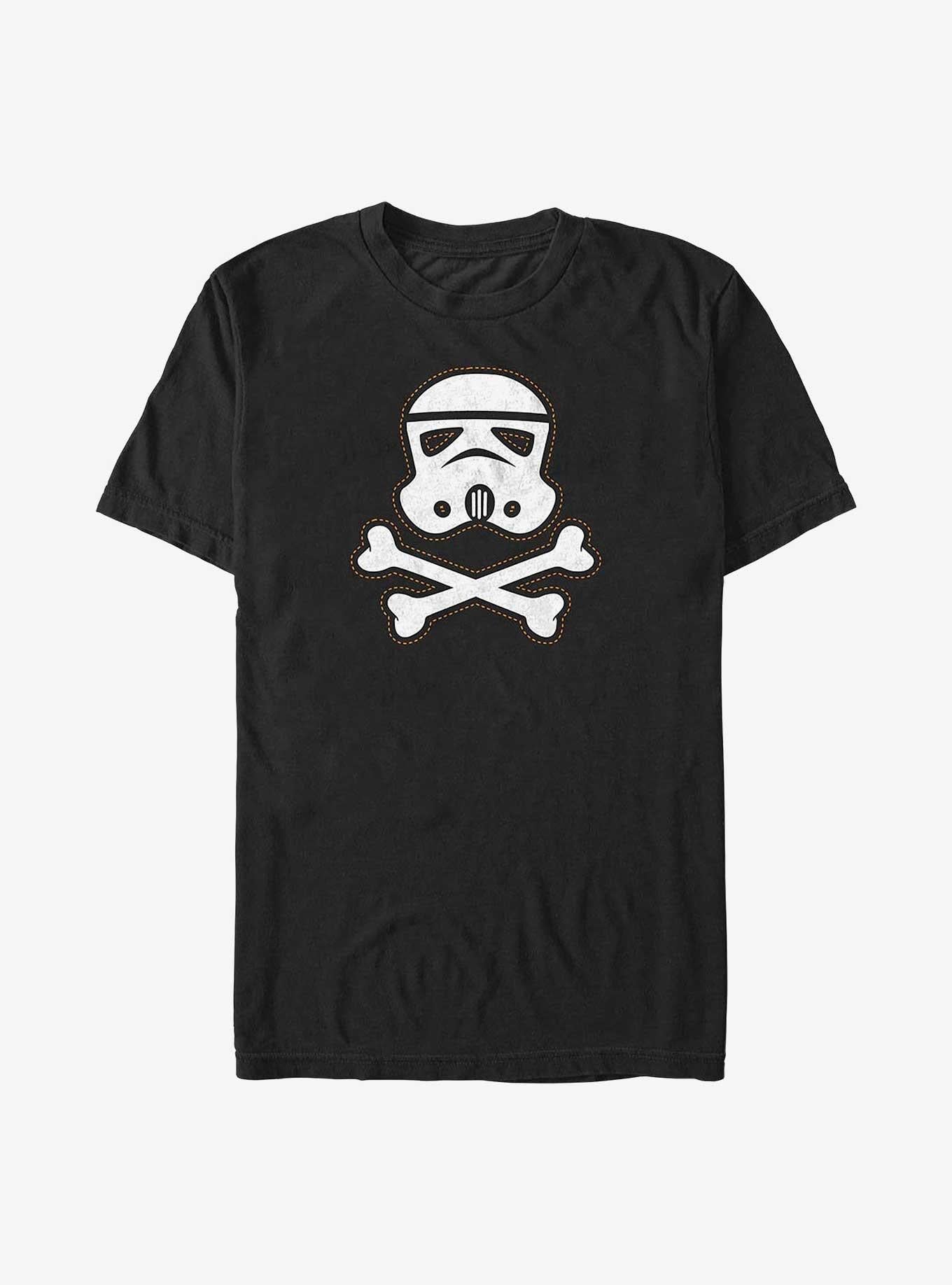 Star Wars Trooper Skull Patch Big Tall T-Shirt | Graphic T-Shirt for Unisex