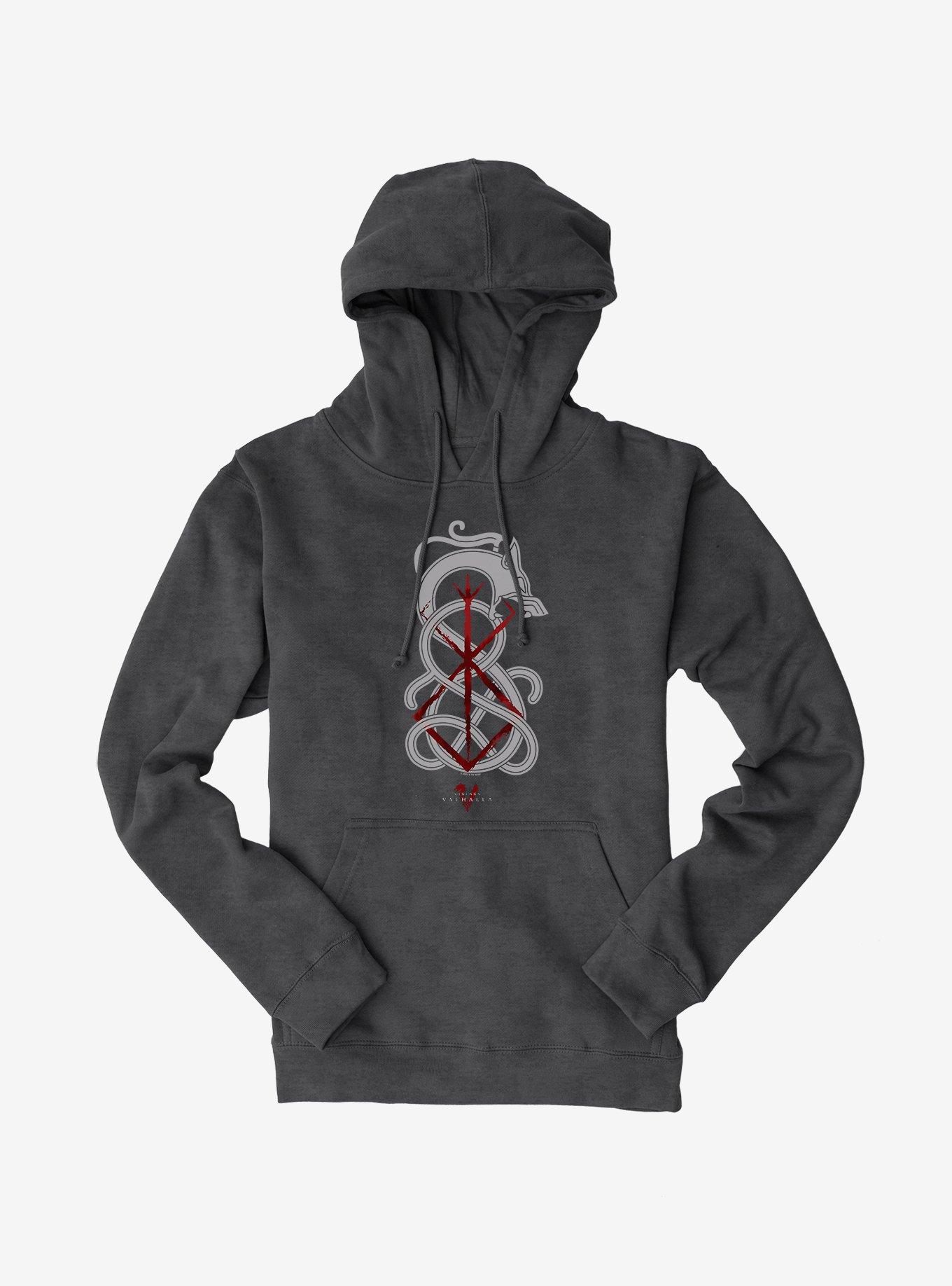 Vikings: Valhalla Snarling Wolf Symbol Hoodie