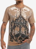 Winged Skulls & Gothic Cross T-Shirt