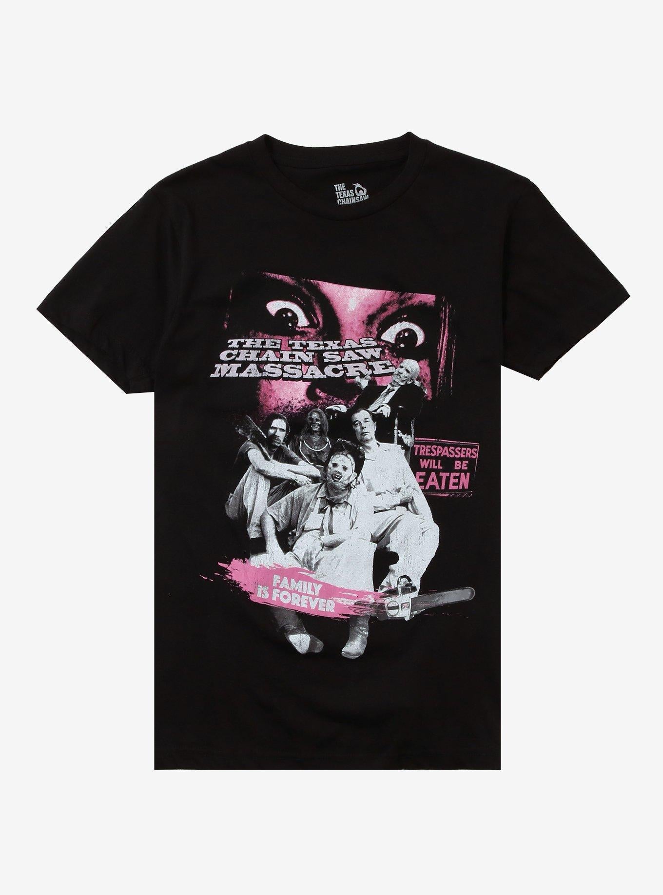 The Texas Chainsaw Massacre Family Poster Girls TShirt Graphic Tee | Graphic Tee | Unisex Shirt | Soft Comfortable Wear