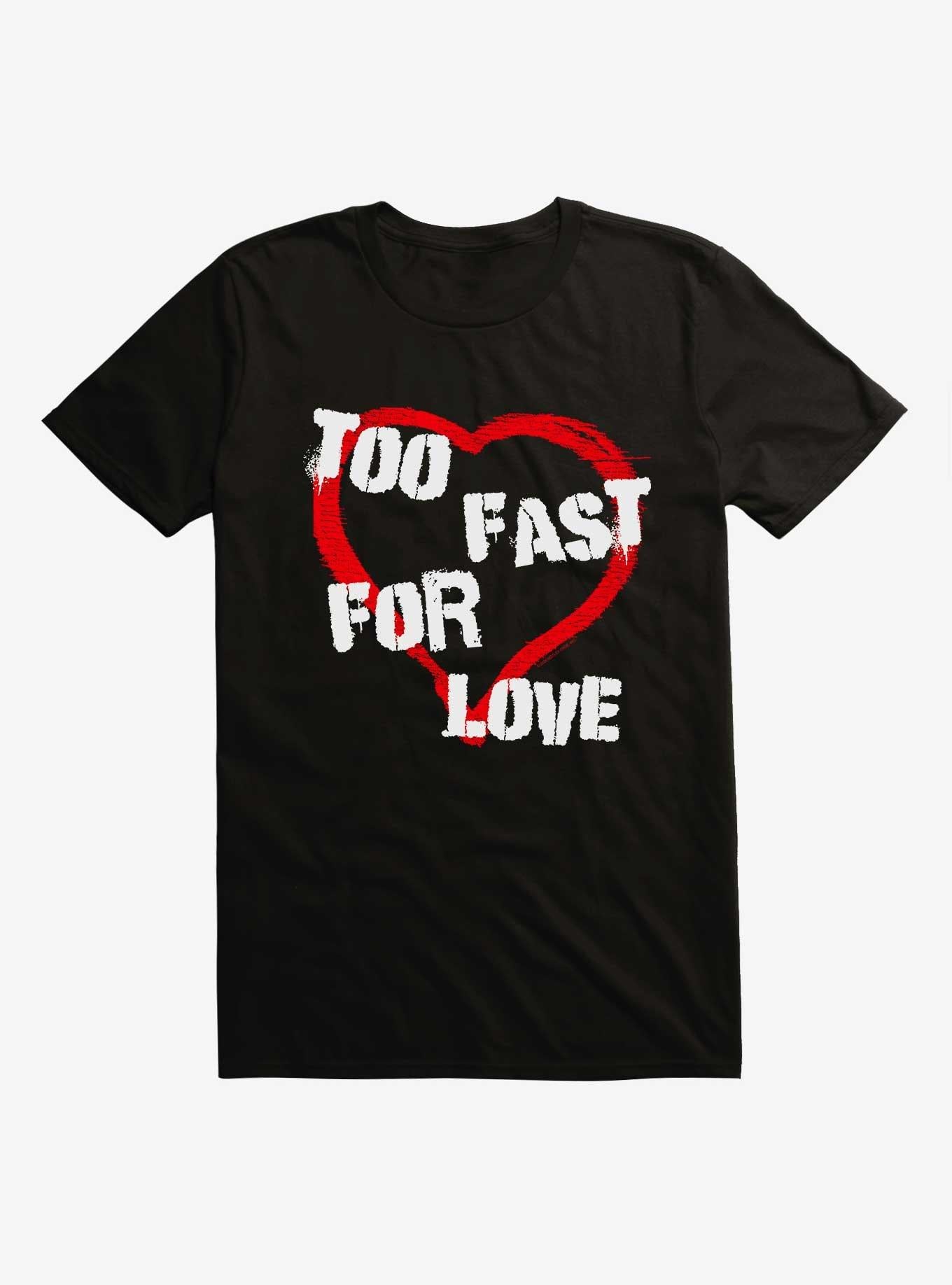 Motley Crue Too Fast For Love Stencil Shirt T Shirt Clean Design
