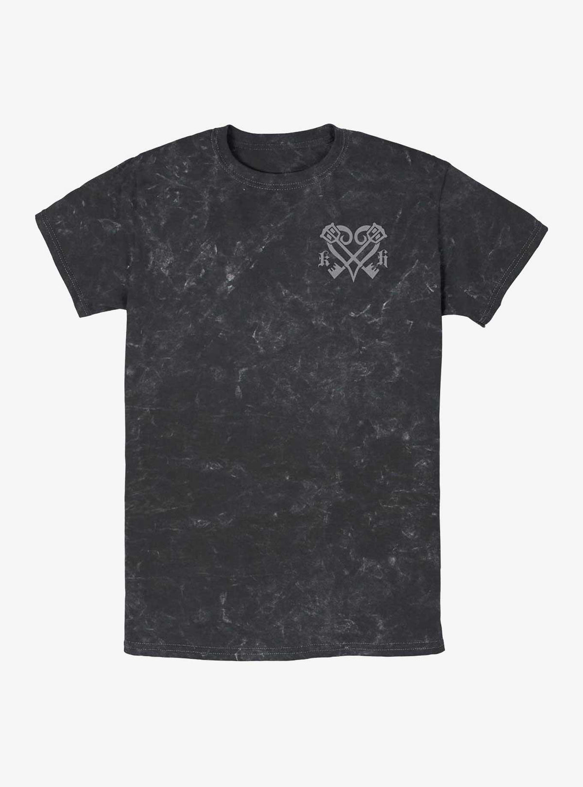 Disney Kingdom Hearts Kingdom Hearts Crest Mineral Wash T-Shirt