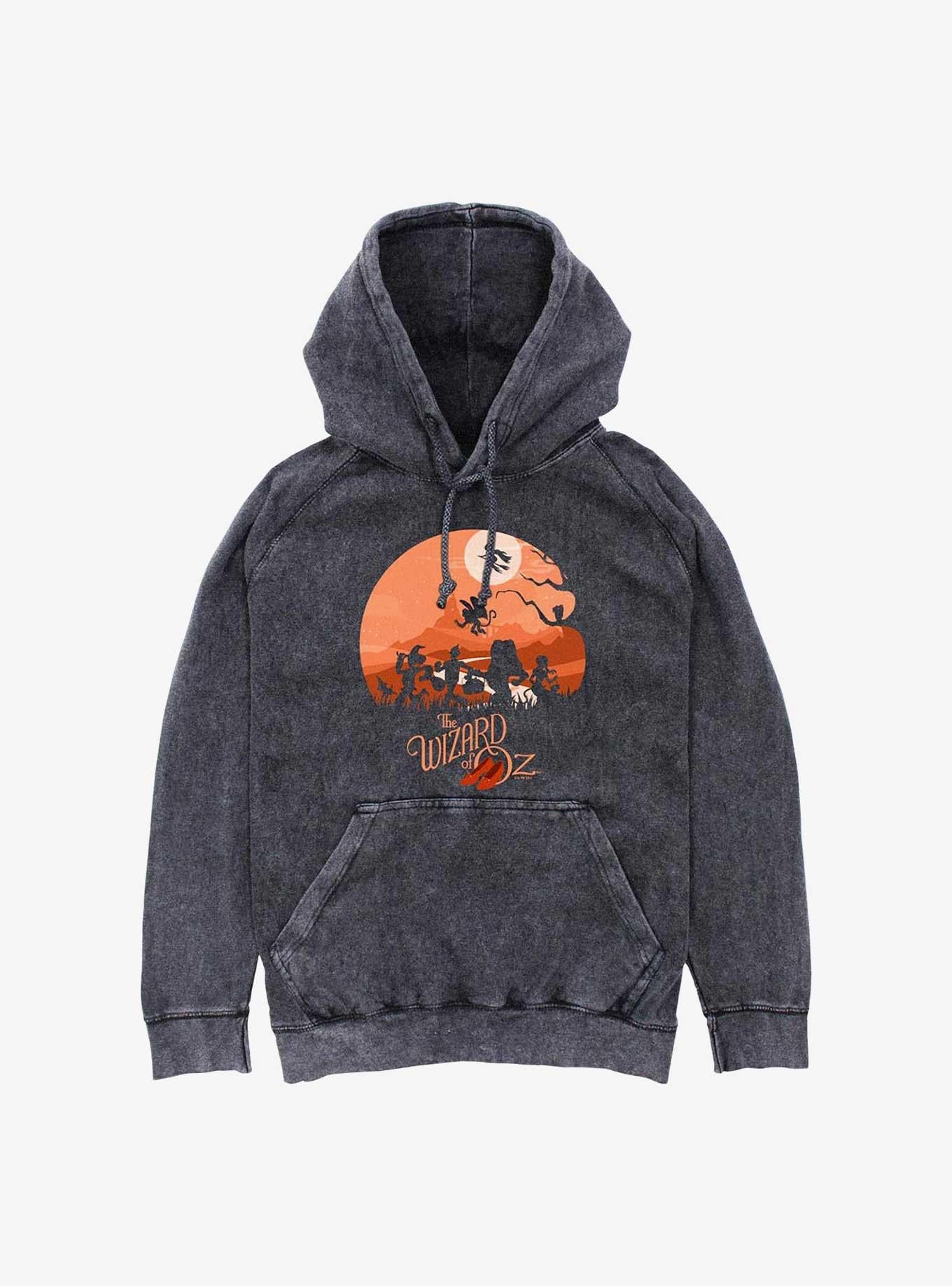 Wizard Of Oz Land Of Oz Haunt Mineral Wash Hoodie
