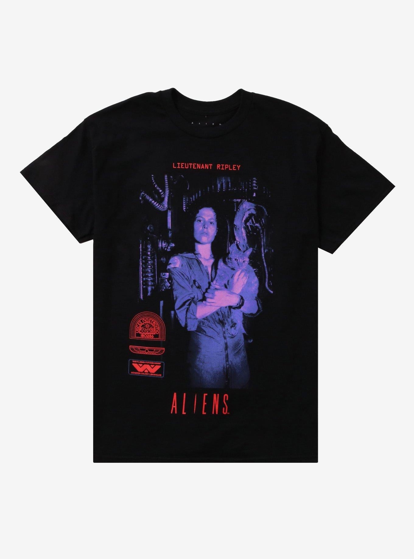 Aliens Lieutenant Ripley Portrait T-Shirt | Graphic T-Shirt for Unisex