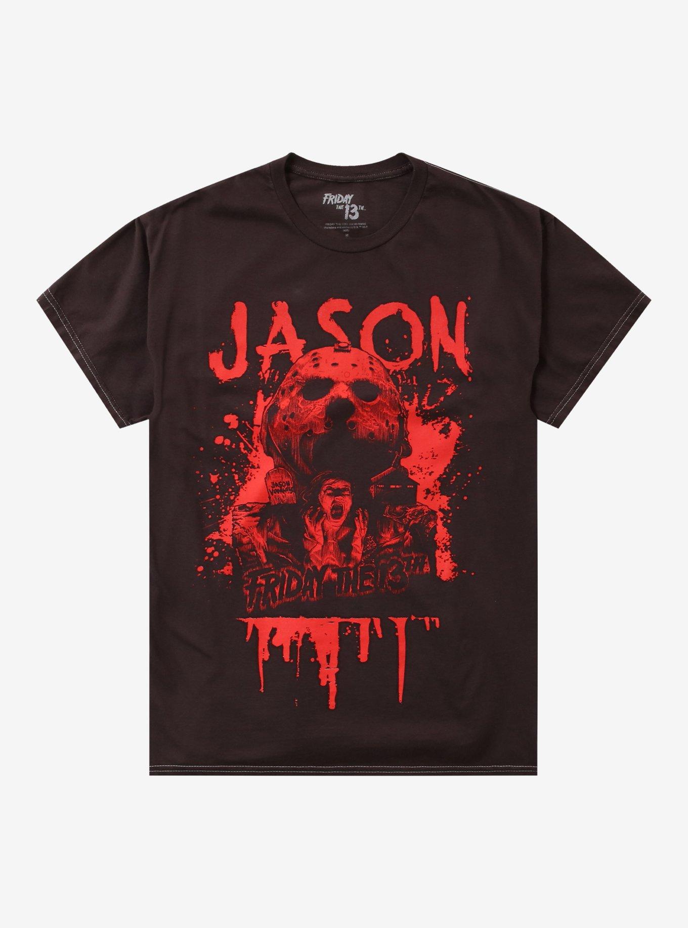 Friday The 13th Jason Blood Dripping T-Shirt | Graphic T-Shirt for Unisex