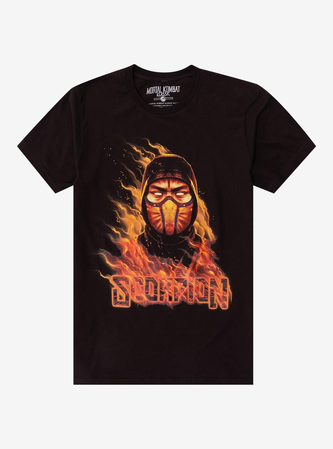 Mortal Kombat Scorpion Flame T-Shirt