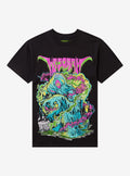 Ghost X Ghost Godzilla Hedorah Metal T-Shirt