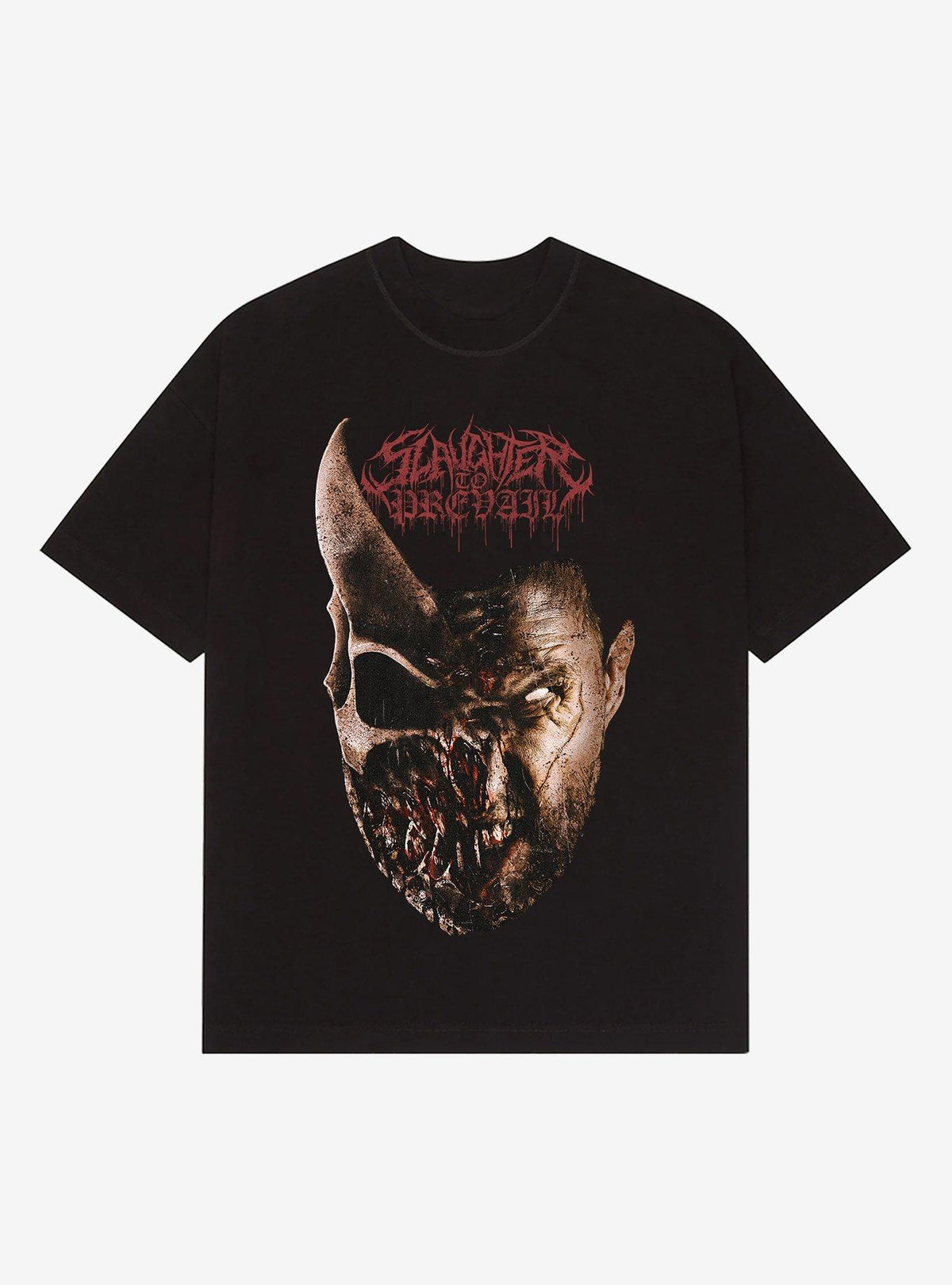 Slaughter To Prevail Grizzly Track List Two-Sided T-Shirt Hot Topic Exclusive