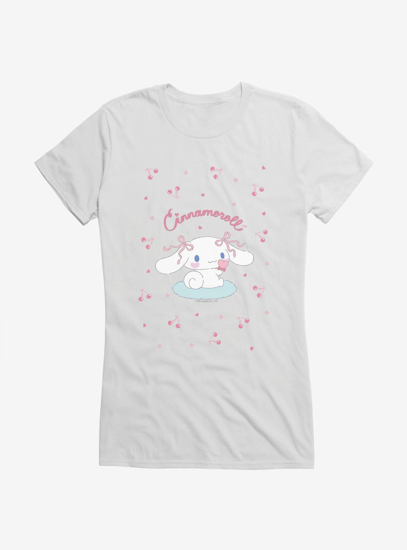 Cinnamoroll Cherry Love Girls Shirt T Shirt Cozy Fit