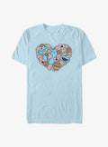 Sesame Street Cookie Monster Heart T-Shirt | Premium Unisex T-Shirt, Trending Graphic Tee