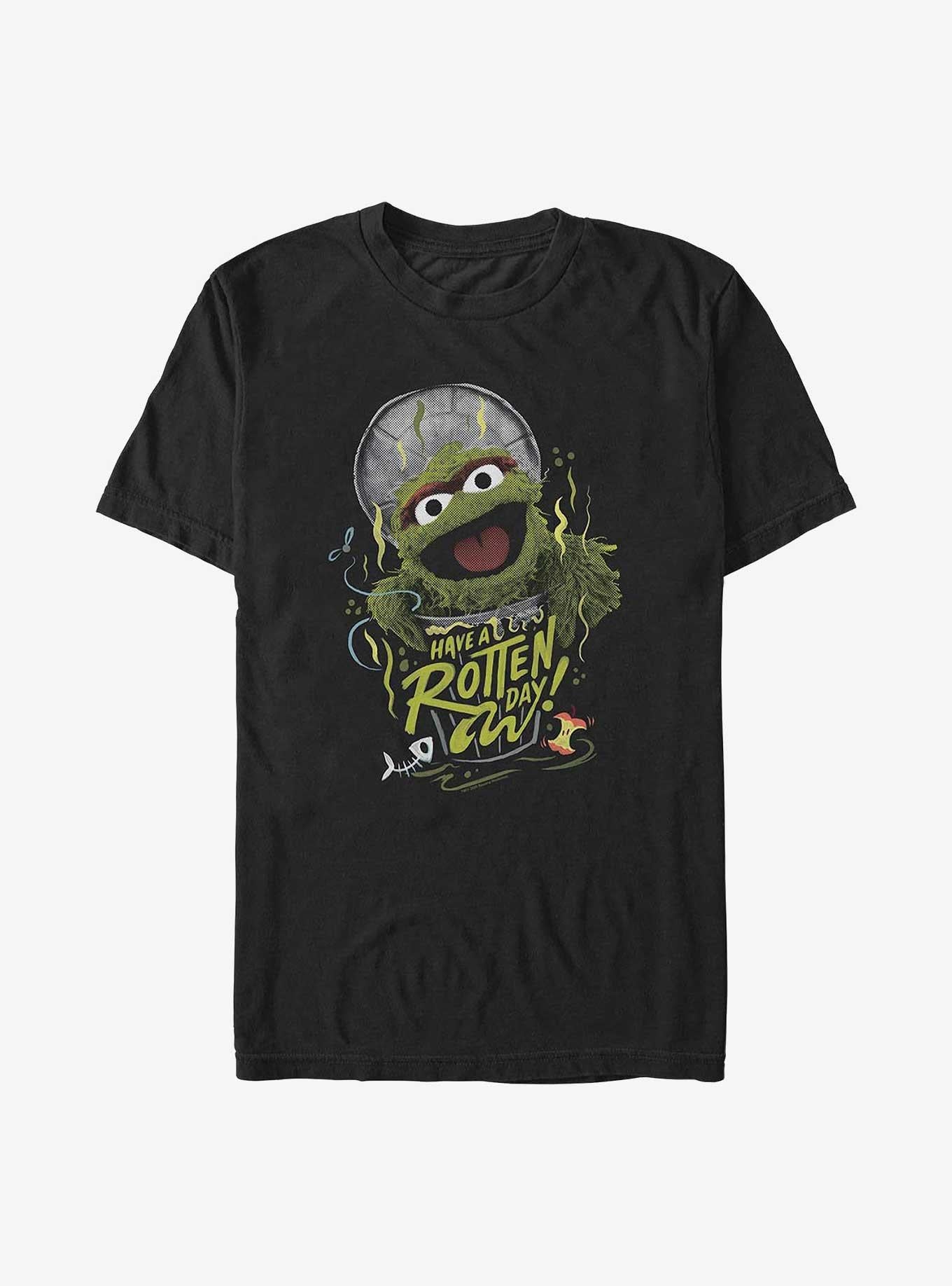 Sesame Street Have A Rotten Day Oscar The Grouch T-Shirt | Premium Unisex T-Shirt, Trending Graphic Tee