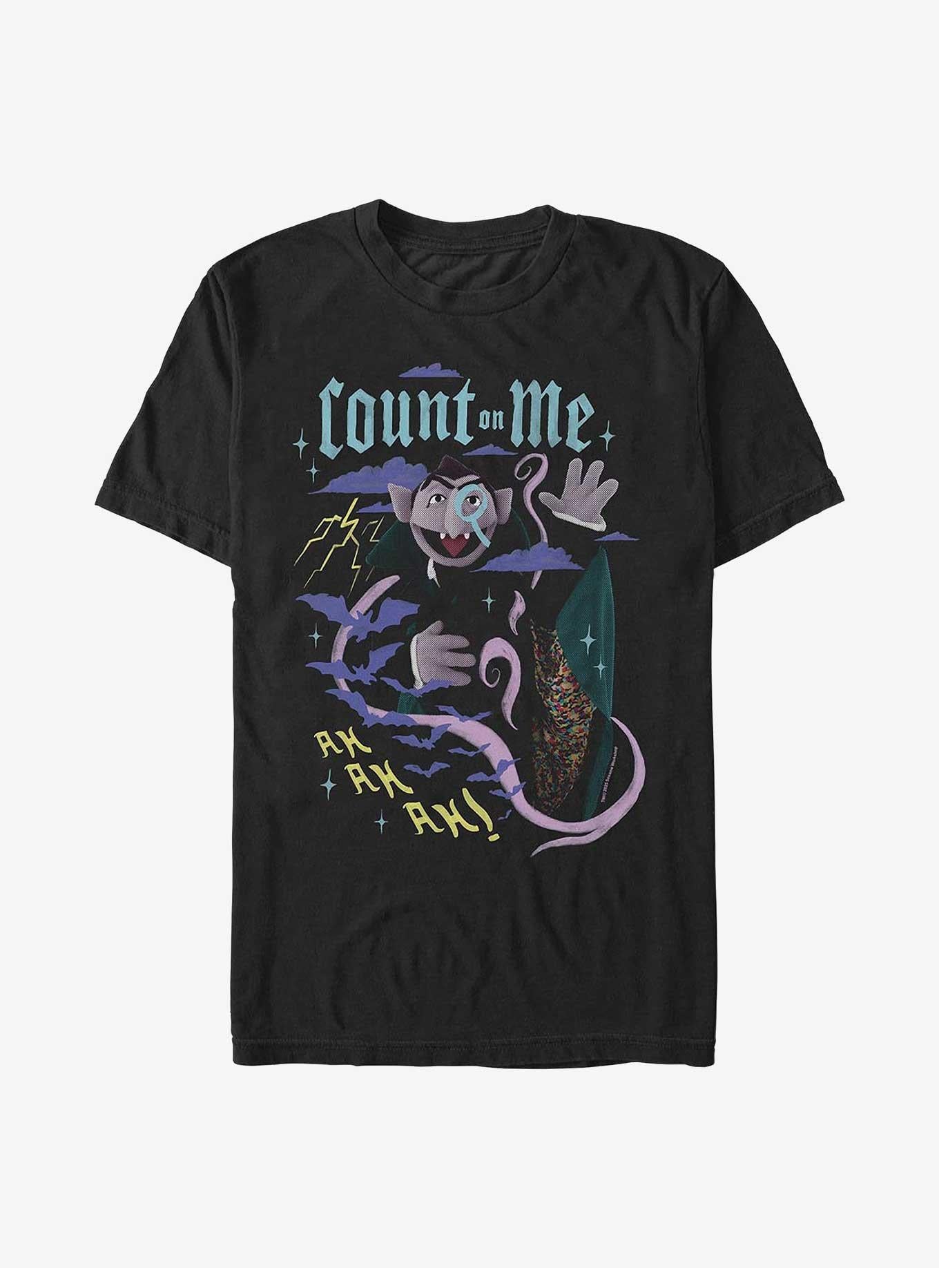 Sesame Street Count On Me Count Von Count T-Shirt | Premium Unisex T-Shirt, Trending Graphic Tee