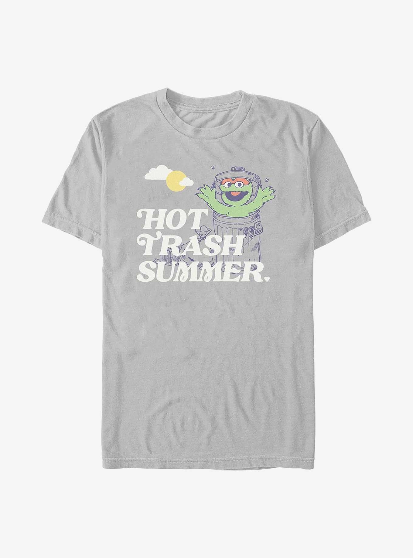 Sesame Street Hot Trash Summer Oscar The Grouch T-Shirt | Premium Unisex T-Shirt, Trending Graphic Tee