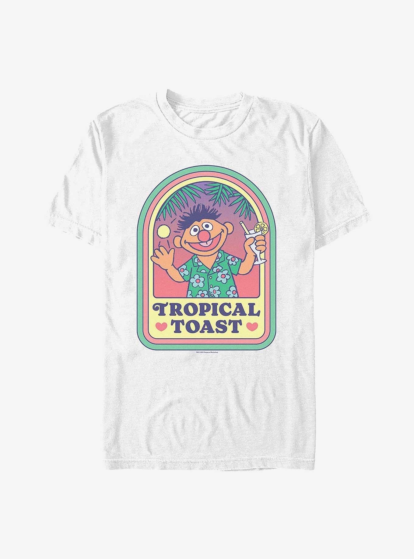 Sesame Street Tropical Toast Ernie T-Shirt | Premium Unisex T-Shirt, Trending Graphic Tee