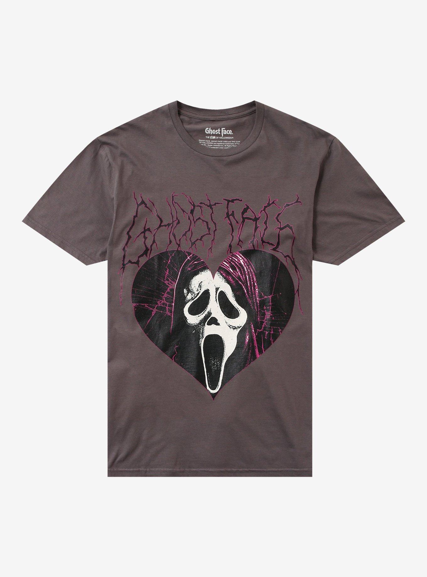 Ghost Face Heart Electric Girls TShirt Graphic Tee | Graphic Tee | Unisex Shirt | Soft Comfortable Wear