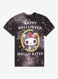 Hello Kitty Happy Halloween Glitter Splatter TShirt Graphic Tee | Graphic Tee | Unisex Shirt | High-Quality Print