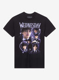 Wednesday Purple Collage TShirt Graphic Tee | Graphic Tee | Unisex Shirt | High-Quality Print