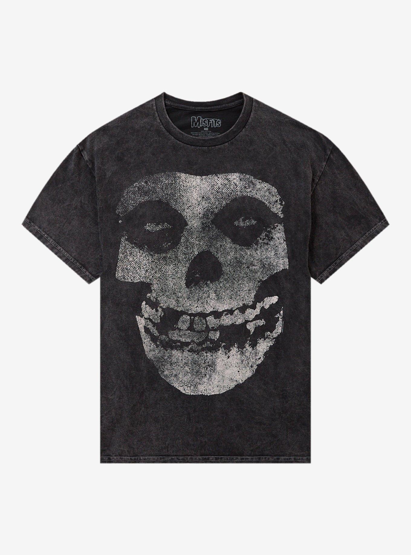 Misfits Fiend Skull Mineral Wash T-Shirt