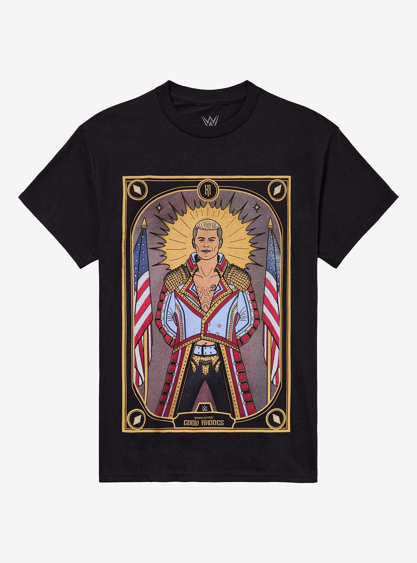 WWE Cody Rhodes Tarot Card TShirt By Sketch Scythe Graphic Tee | Graphic Tee | Unisex Shirt | High-Quality Print