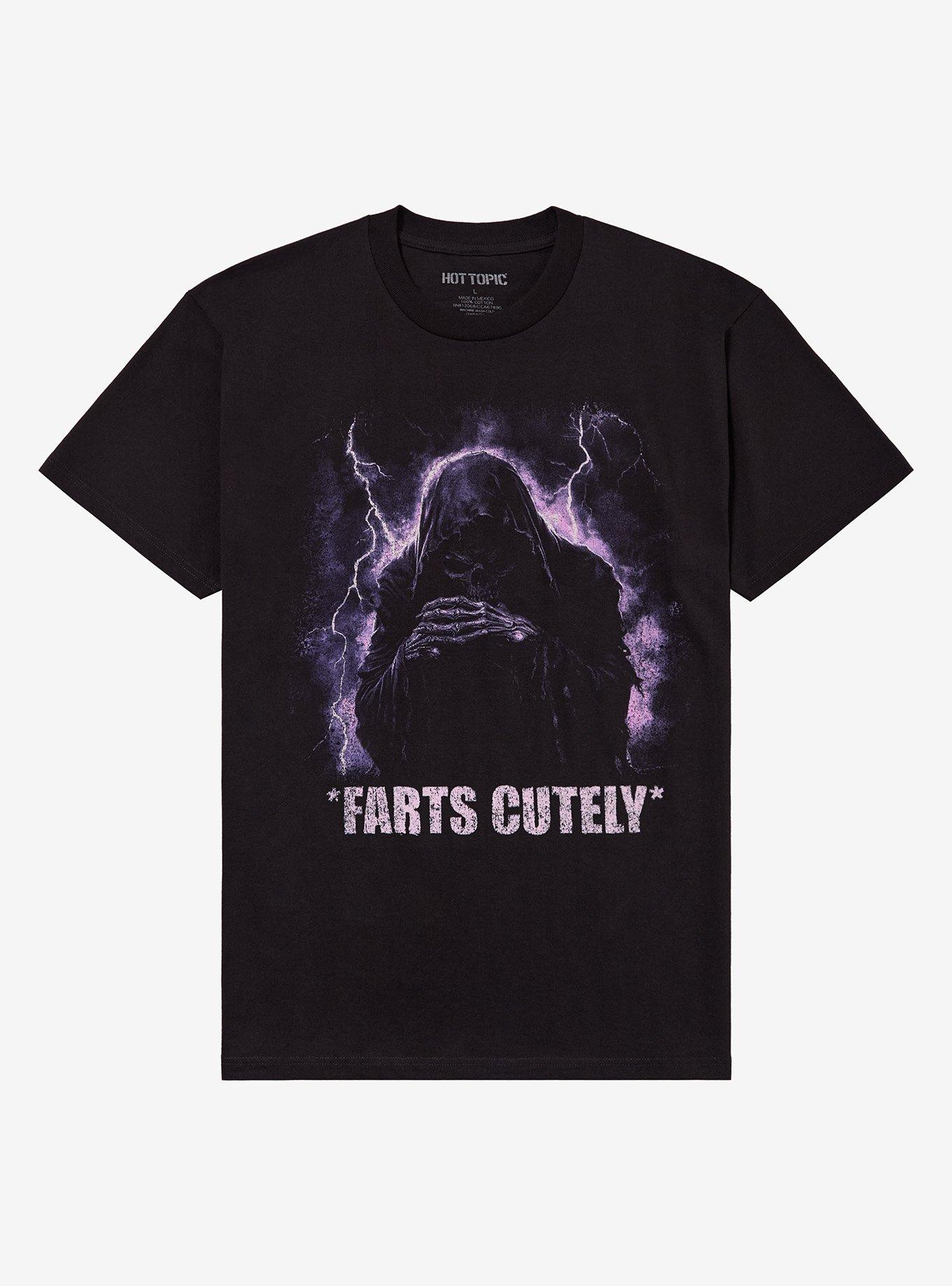 Skeleton Reaper Cute Fart TShirt Graphic Tee | Graphic Tee | Unisex Shirt | Premium Quality Apparel