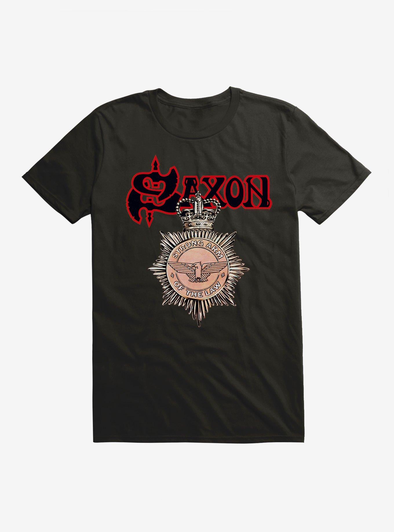 Saxon Strong Arm Of The Law T-Shirt