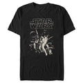 Star Wars A New Hope Poster Big Tall T-Shirt | Premium Unisex T-Shirt, Trending Graphic Tee