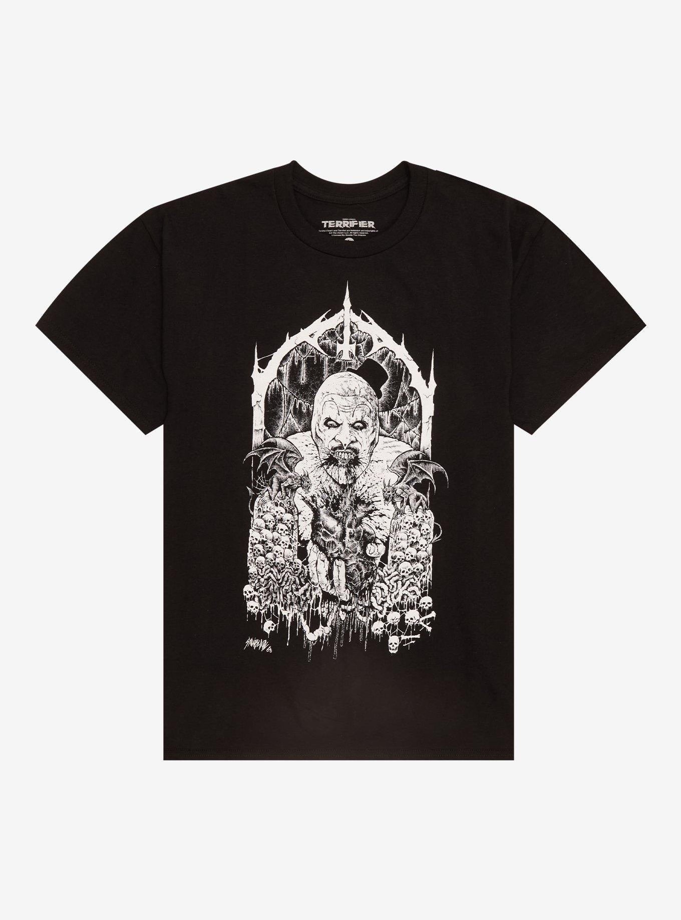 Terrifer X Sawblade666 Art The Clown Heart TShirt Graphic Tee | Graphic Tee | Unisex Shirt | Top Trending Fashion