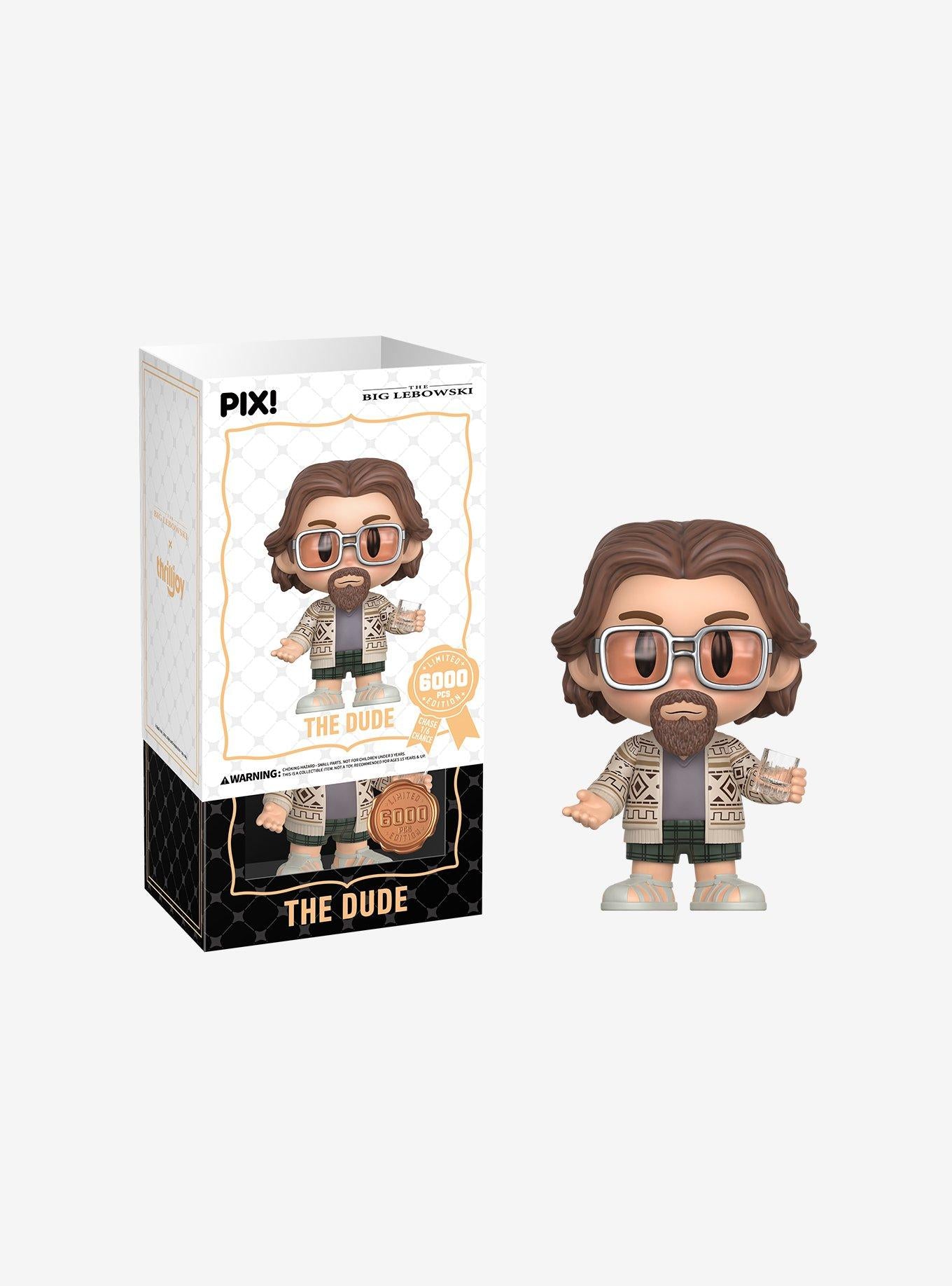 Thrilljoy The Big Lebowski Pix The Dude Collectible Figure Graphic Tee | Graphic Tee | Unisex Shirt | Best-Selling Design