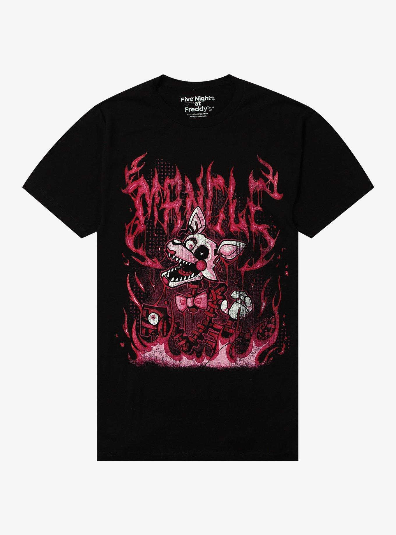 Five Nights At Freddys Mangle Flames TShirt Graphic Tee | Graphic Tee | Unisex Shirt | Top Trending Fashion