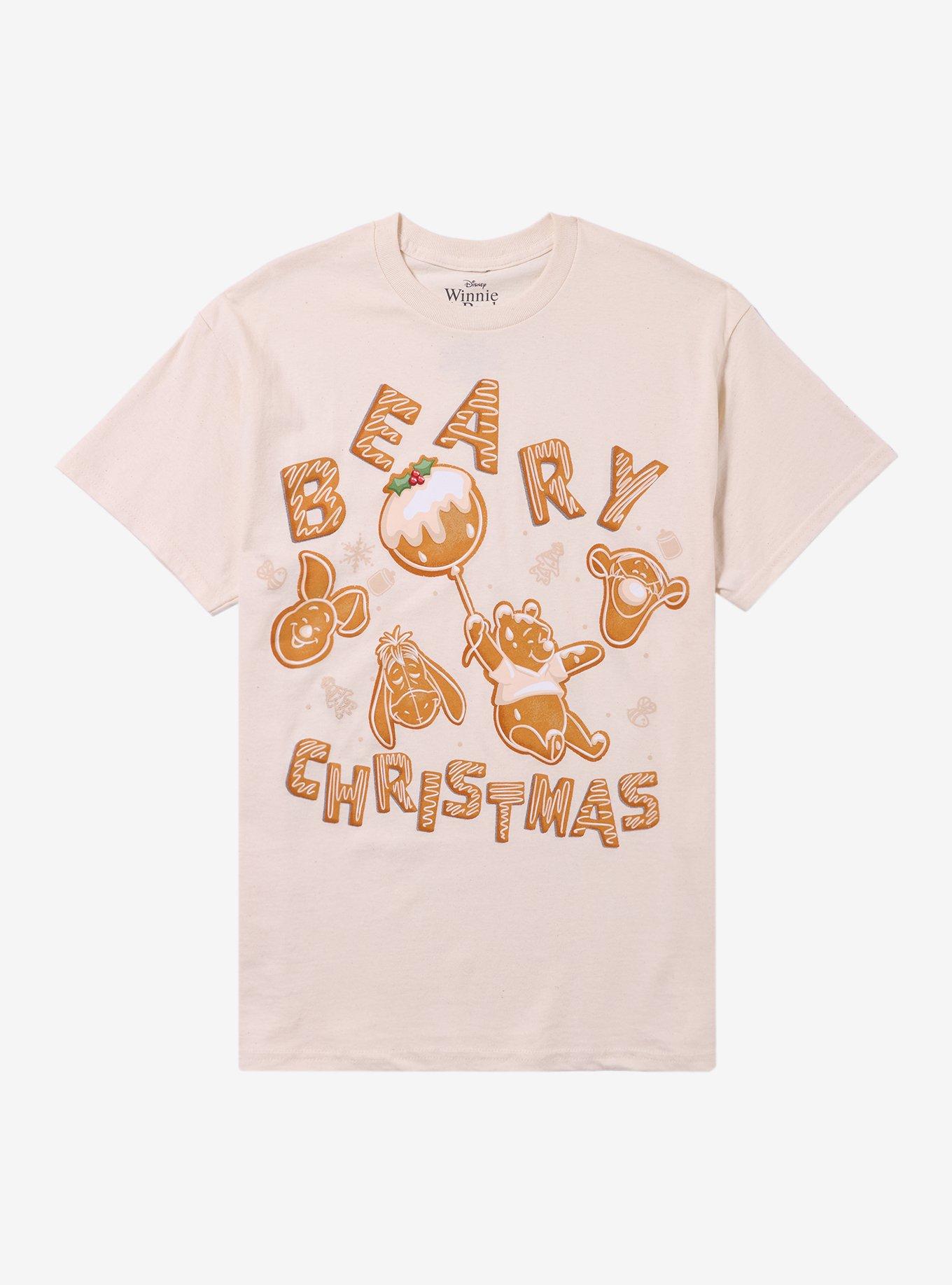 Winnie The Pooh Beary Christmas Cookies Shirt T Shirt Everyday Wear