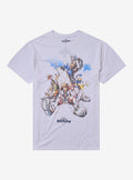 Kingdom Hearts Sketch Poster Shirt T Shirt Clean Design