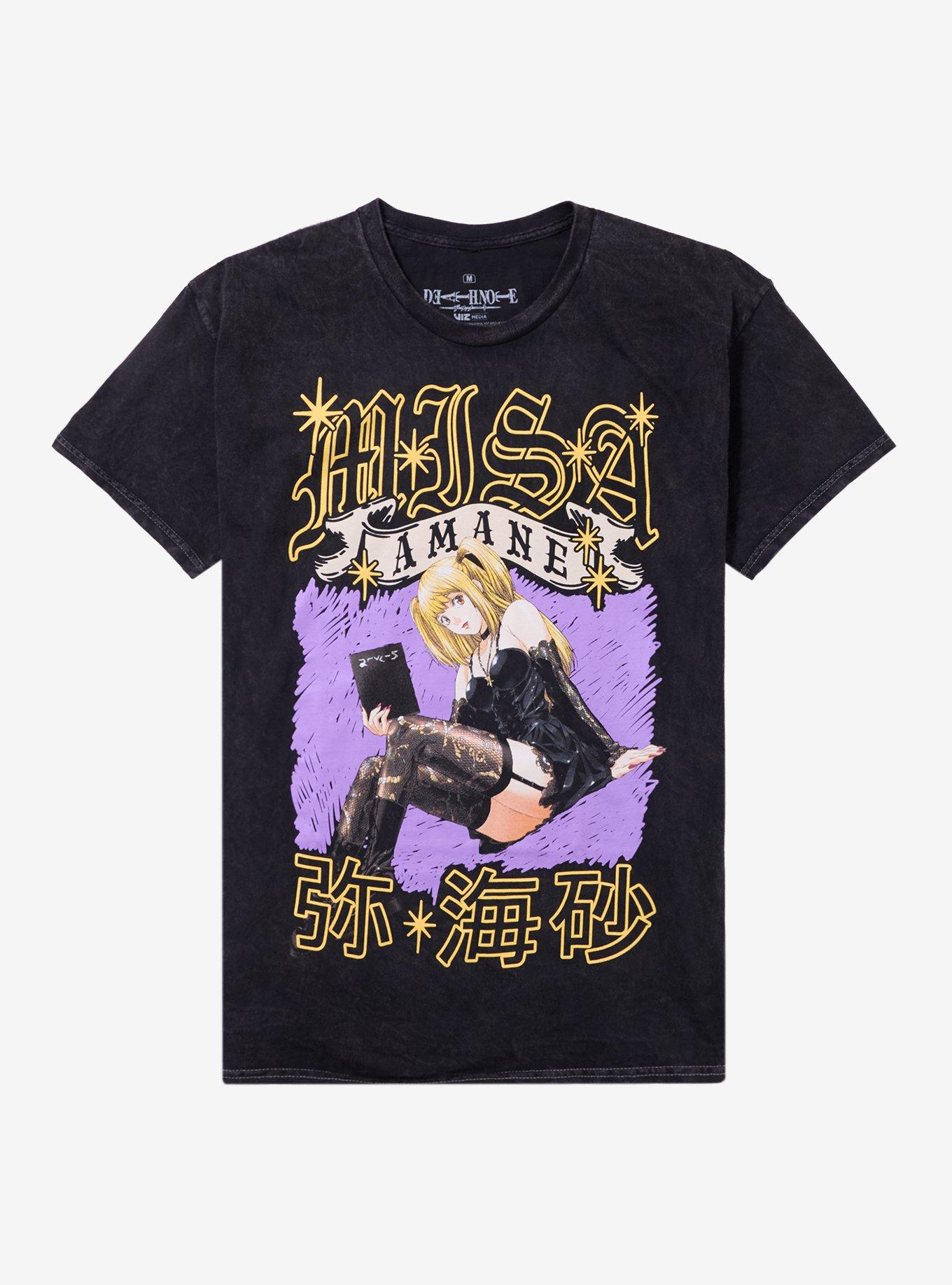 Death Note Misa Sparkle Banner Shirt T Shirt New Arrival