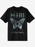 HIM Butterfly Shirt T Shirt Everyday Wear