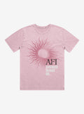 AFI Silver Bleeds The Black Sunâ€¦ Pink T-Shirt Hot Topic Exclusive