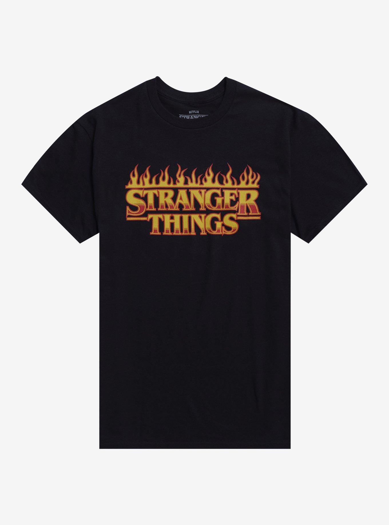 Stranger Things Flames Logo Shirt T Shirt Limited Drop