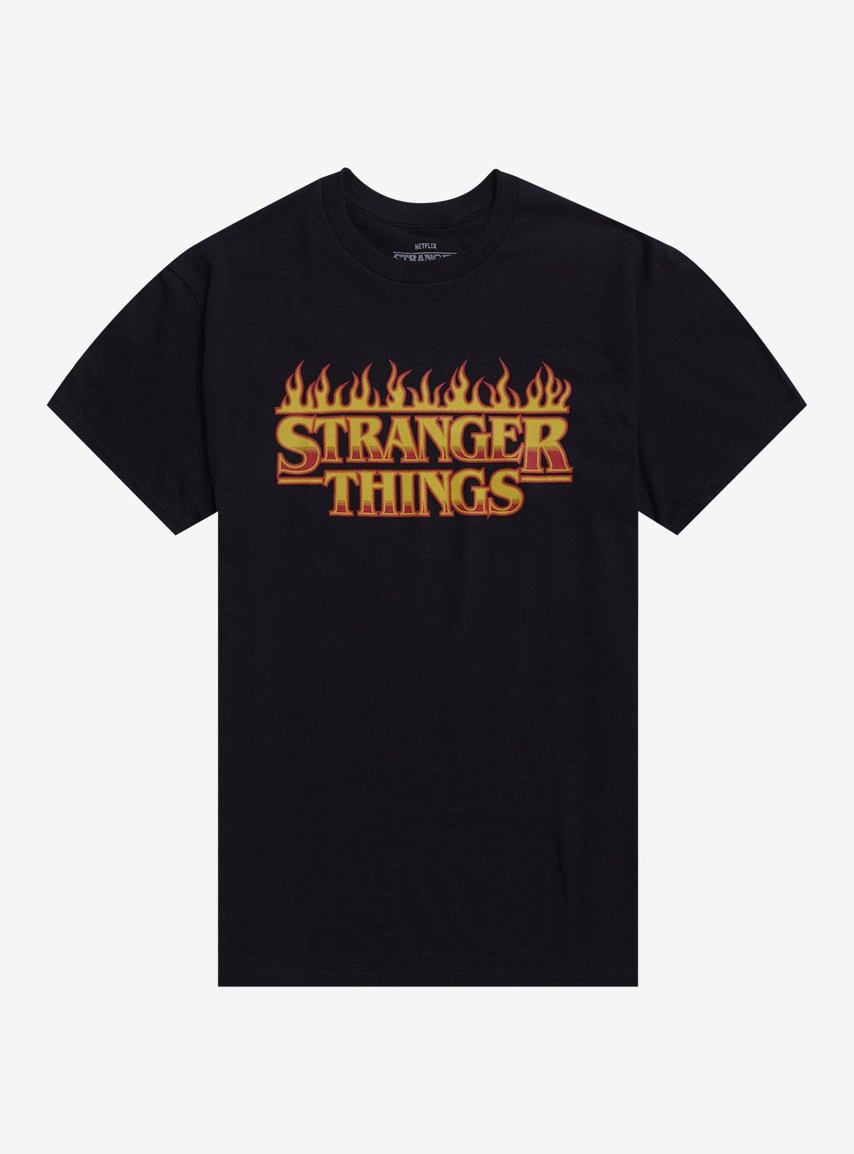 Stranger Things Flames Logo T-Shirt