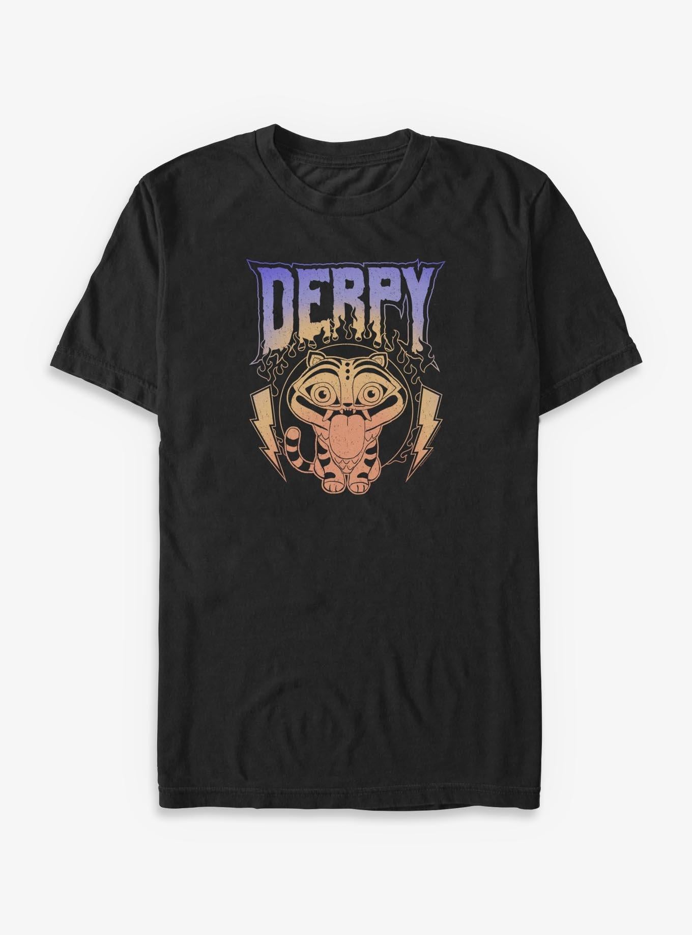 KPop Demon Hunters Derp Metal Big Tall T-Shirt | Graphic T-Shirt for Unisex