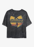 Wu-Tang Clan New York Girls Mineral Wash Crop T-Shirt | Premium Unisex T-Shirt, Trending Graphic Tee