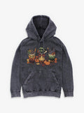 Disney Villains Fall Drinks Mineral Wash Hoodie